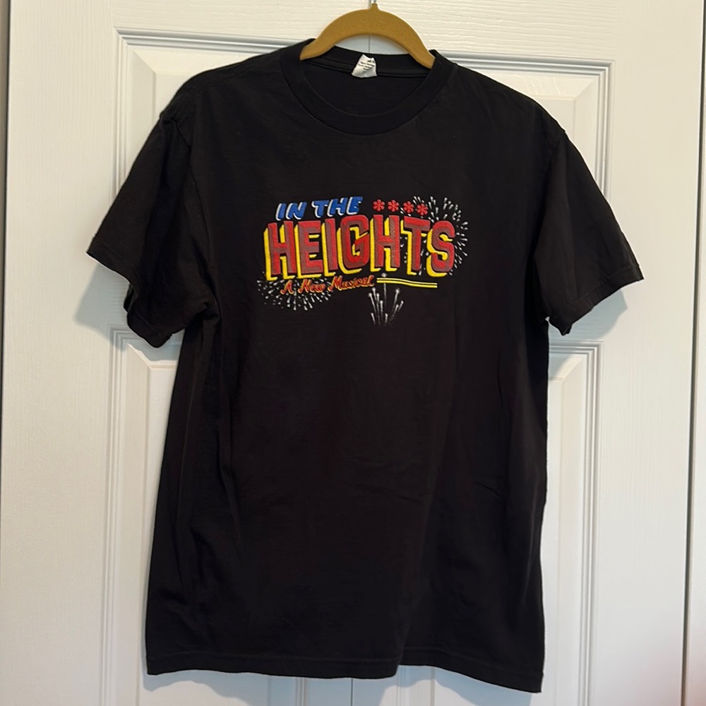 Vintage T Shirt Broadway Original Production of IN THE HEIGHTS. Medium